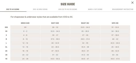 skims bodysuit size chart